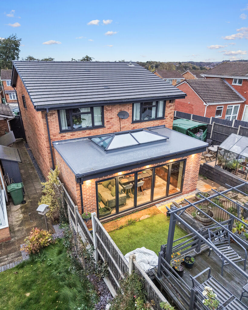 single storey extension roof