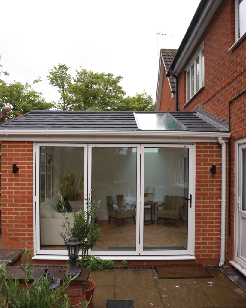 small rear terraced extension