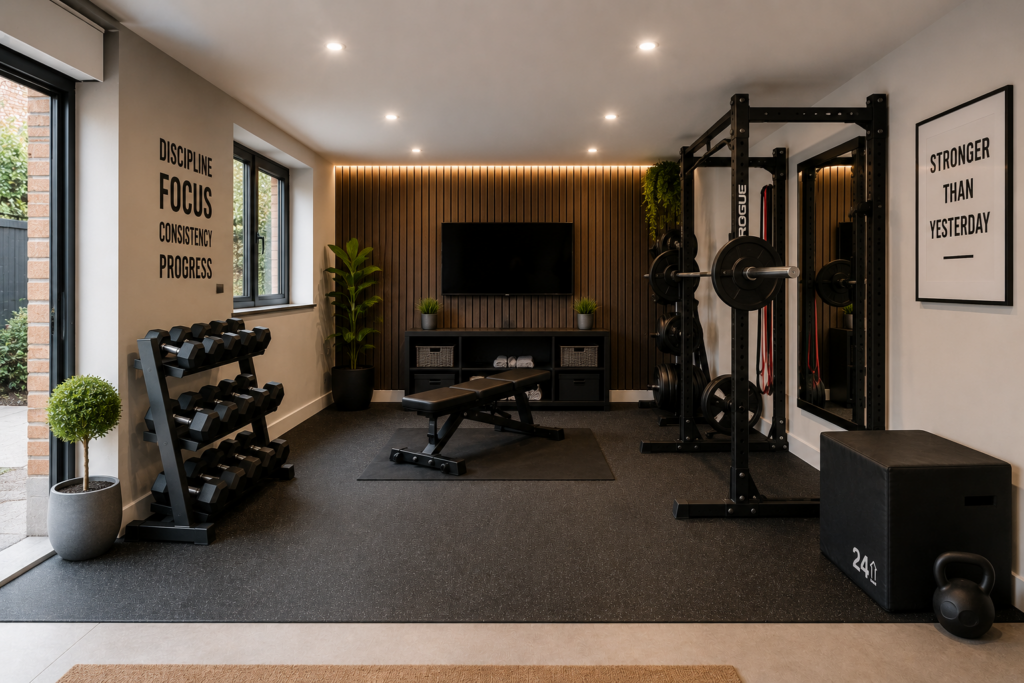 garage conversion home gym