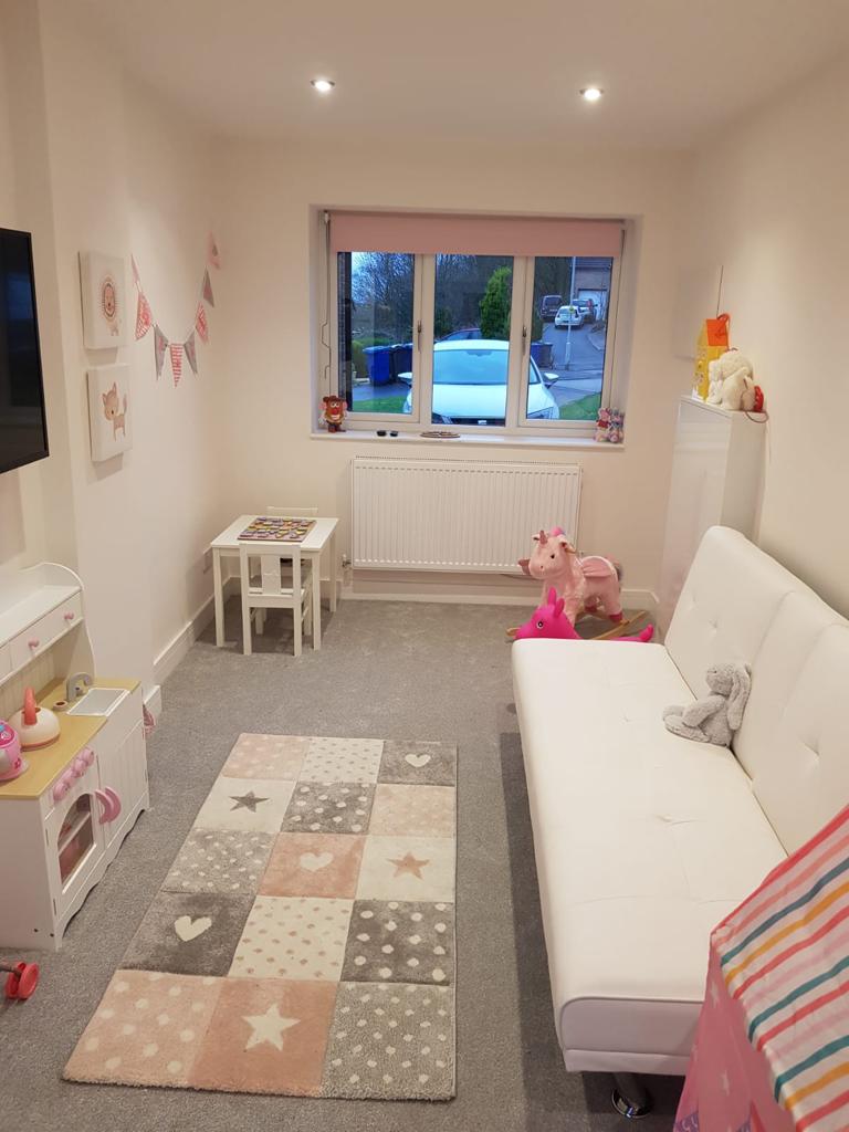 garage conversion playroom