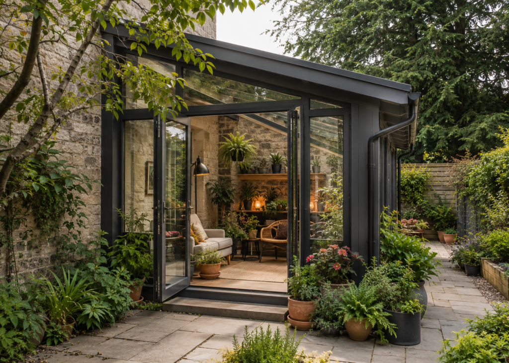 lean to garden room extension