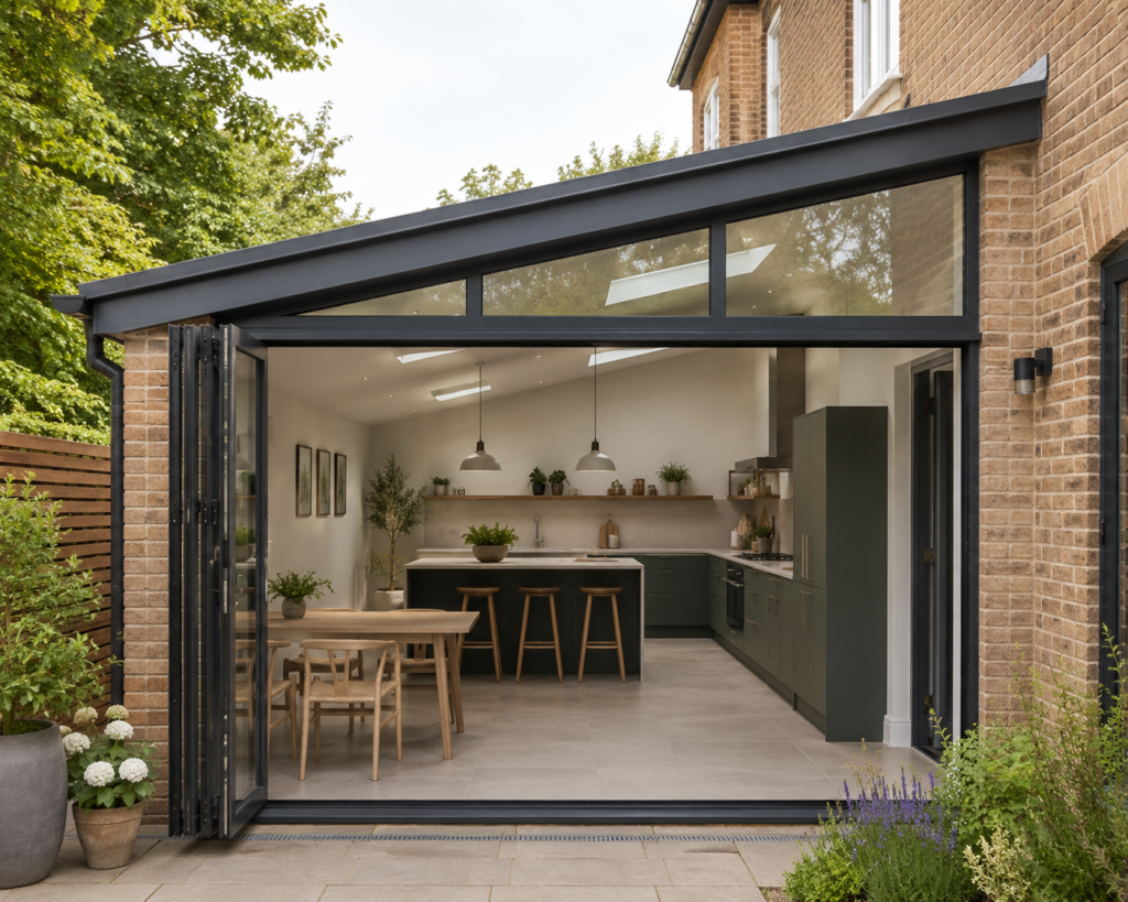 lean to kitchen extension
