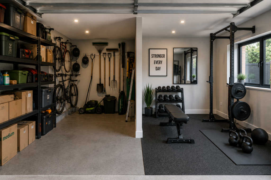 partial half garage conversion